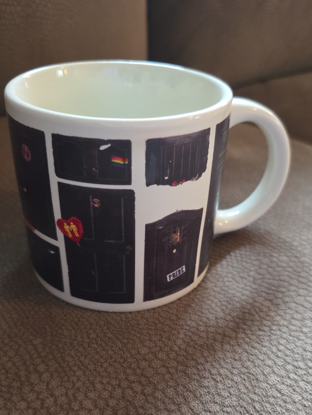 The Unemployed Philosophers Guild: "Great Gays out of the Closet" Pride Mug